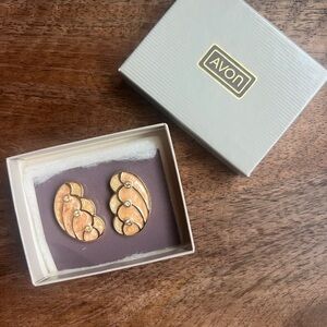 Vintage Avon KJL Papillon Butterfly Pierced Earrings